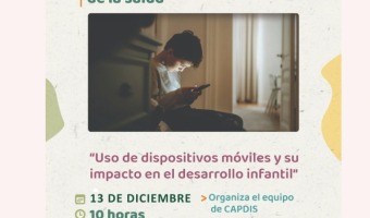 SE REPROGRAMA LA CHARLA ABIERTAS SOBRE EL USO DE DISPOSITIVOS MÓVILES Y SU IMPACTO EN EL DESARROLLO INFANTIL